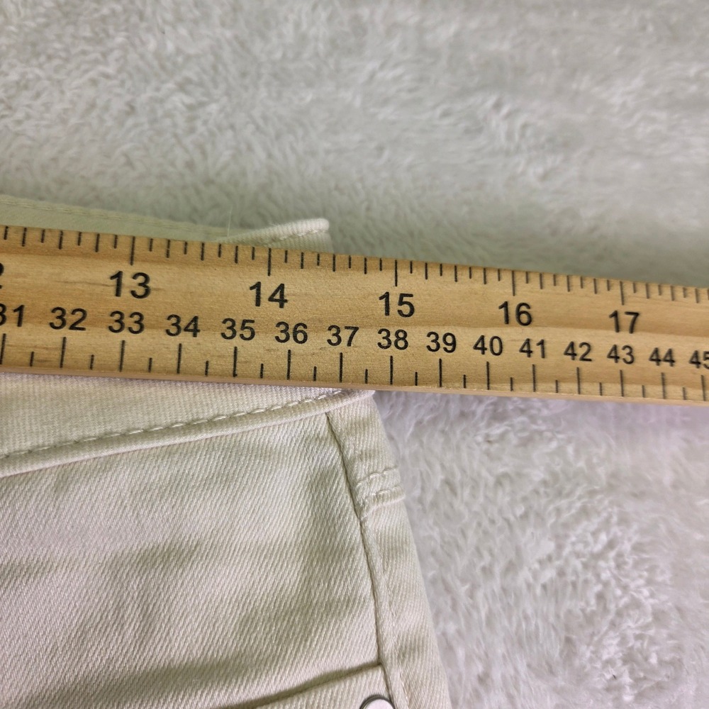 d.jeans Womens Cream Skinny Jeans Size 6 Repreve Stretch Denim Pants 3070 - Picture 4 of 8